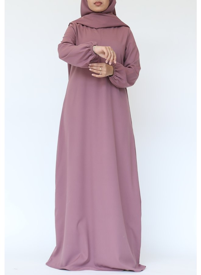 Basic abaya - purple pink