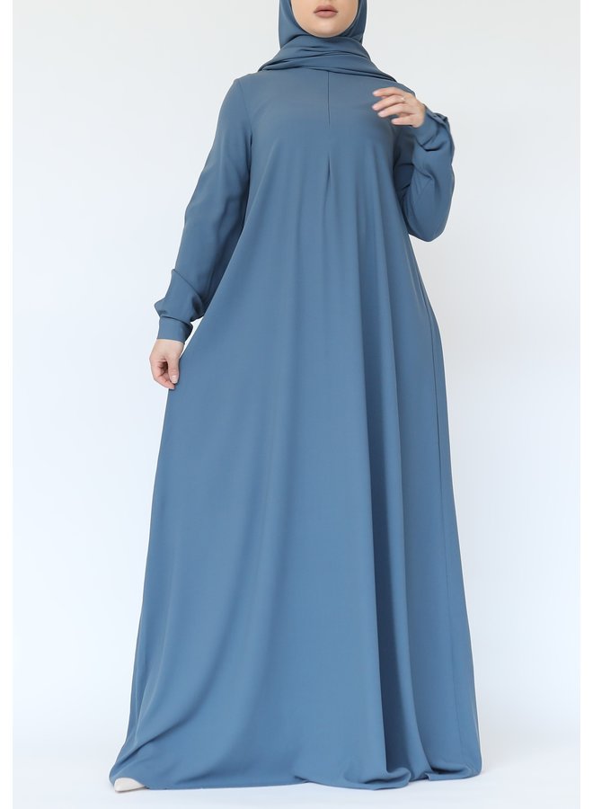 A-lijn basic abaya - blue