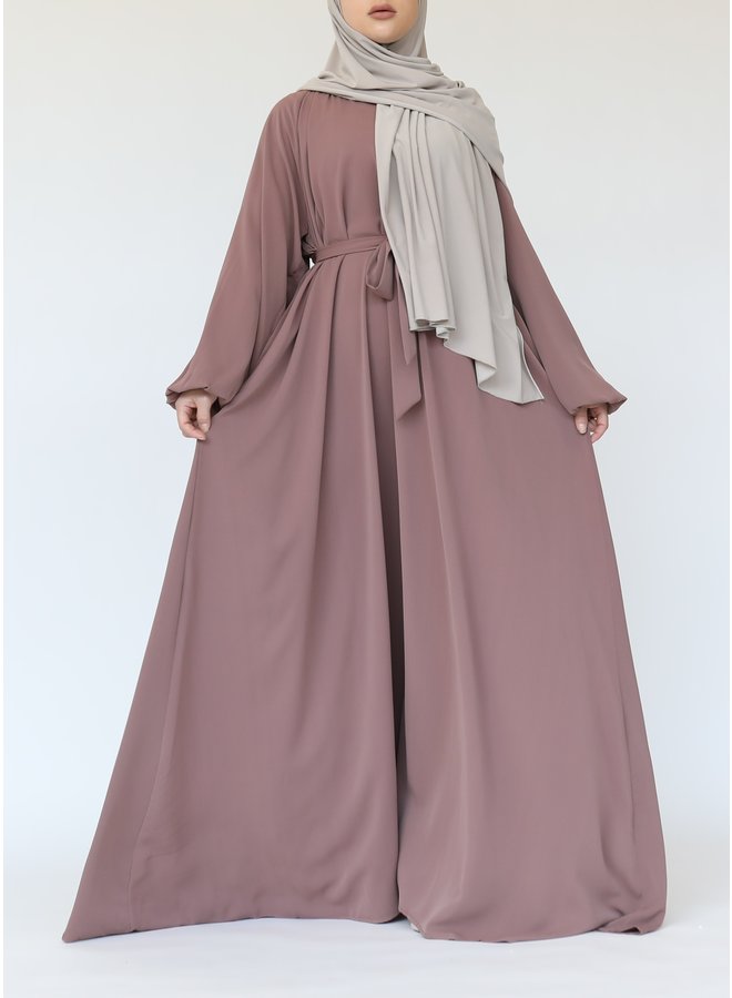 Abaya Amira - aubergine