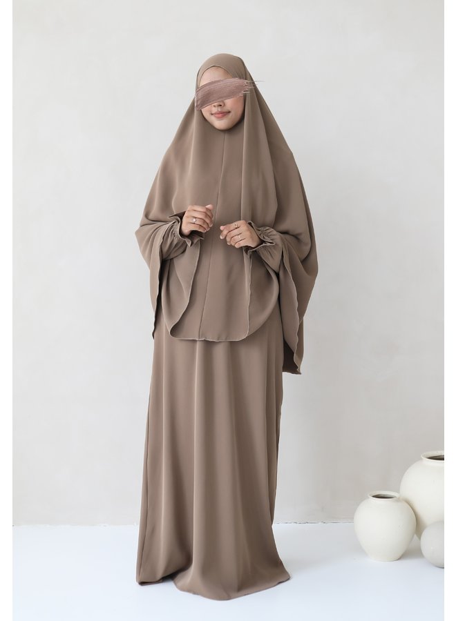 Abaya Nour - mocha