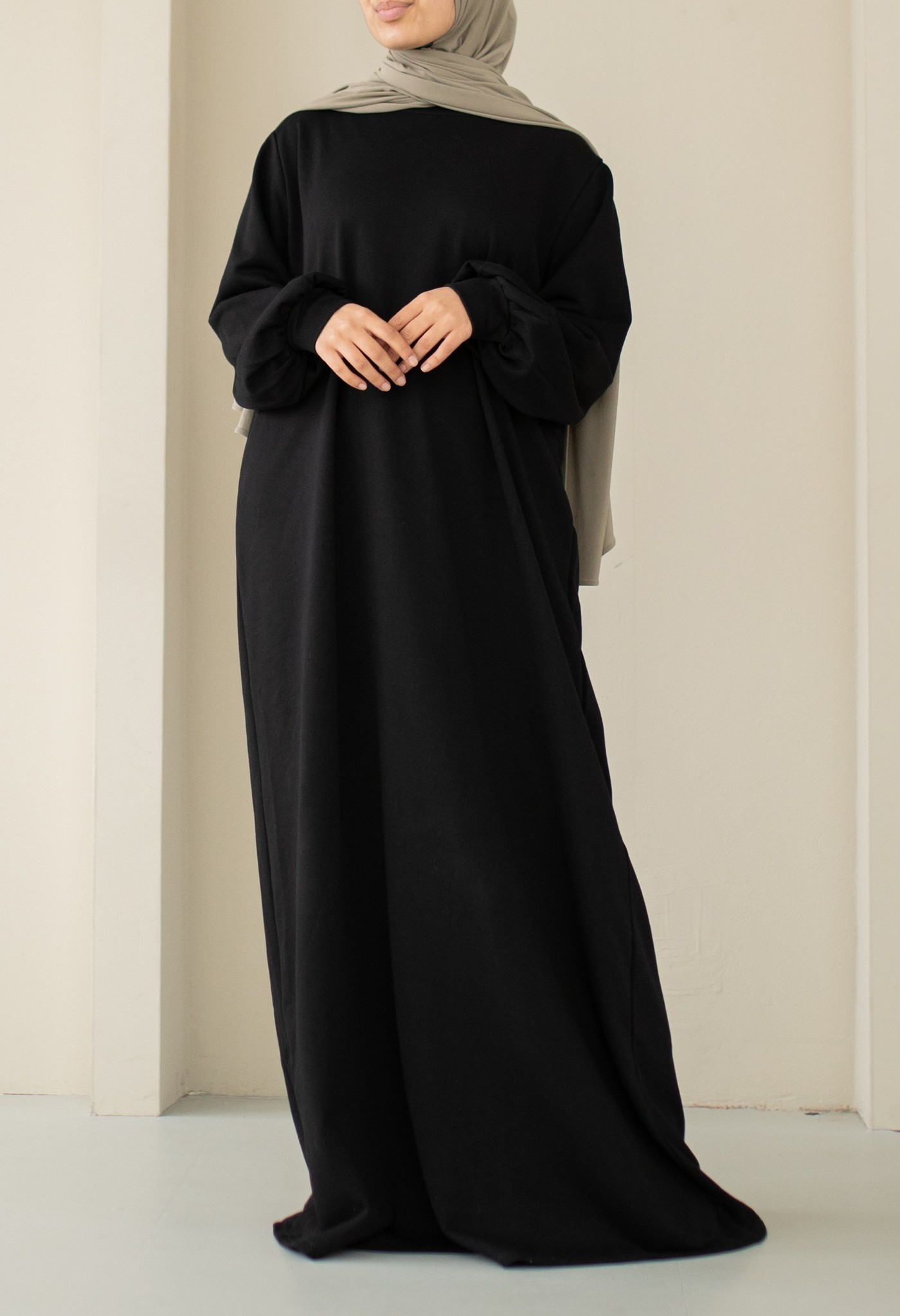 Sweater abaya clearance