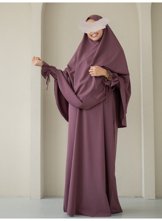 Abaya Assiyah - Deep purple