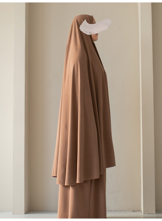 Heavyweight knee khimaar - Mocha