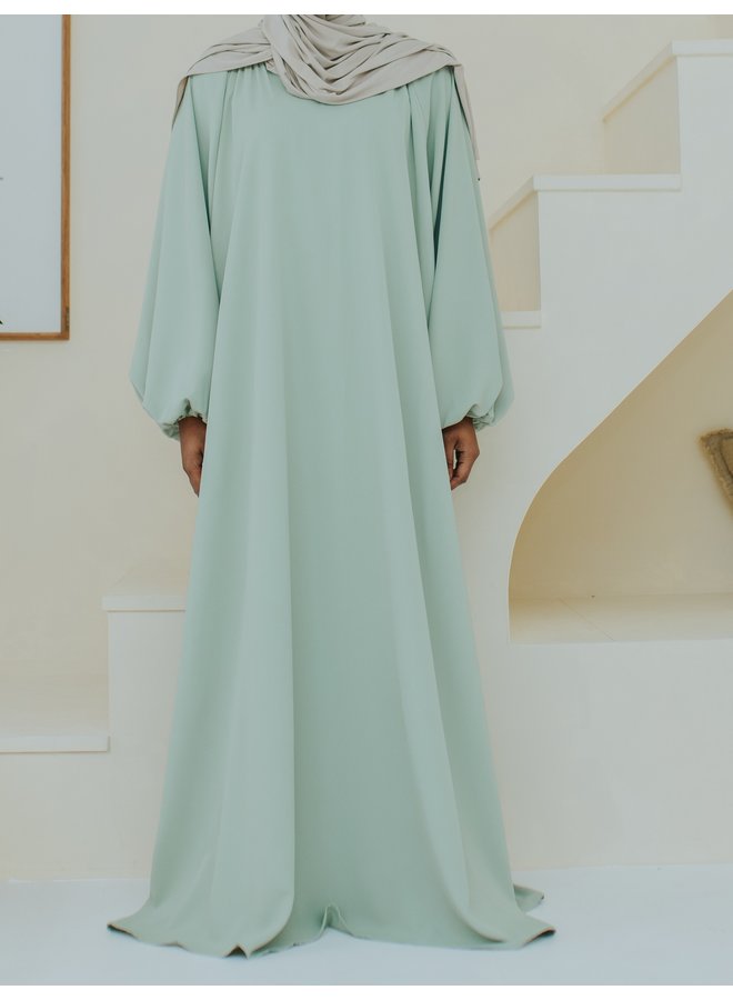 Abaya Amira - Mint green