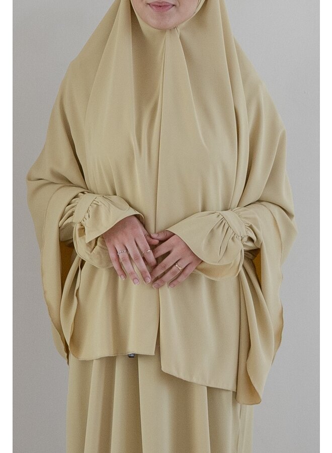 Zahar Abaya set - yellow