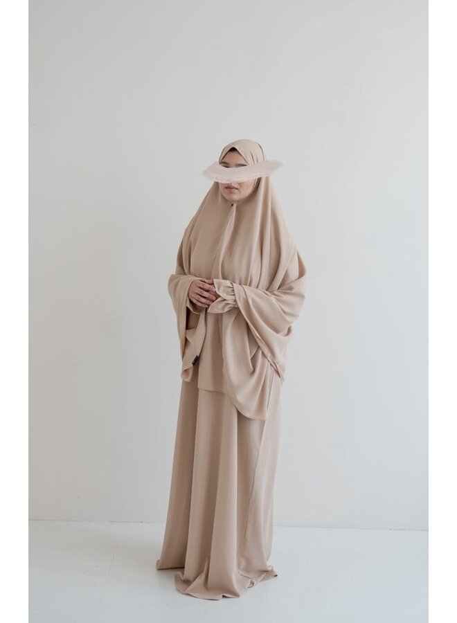 Zahar Abaya set - sand