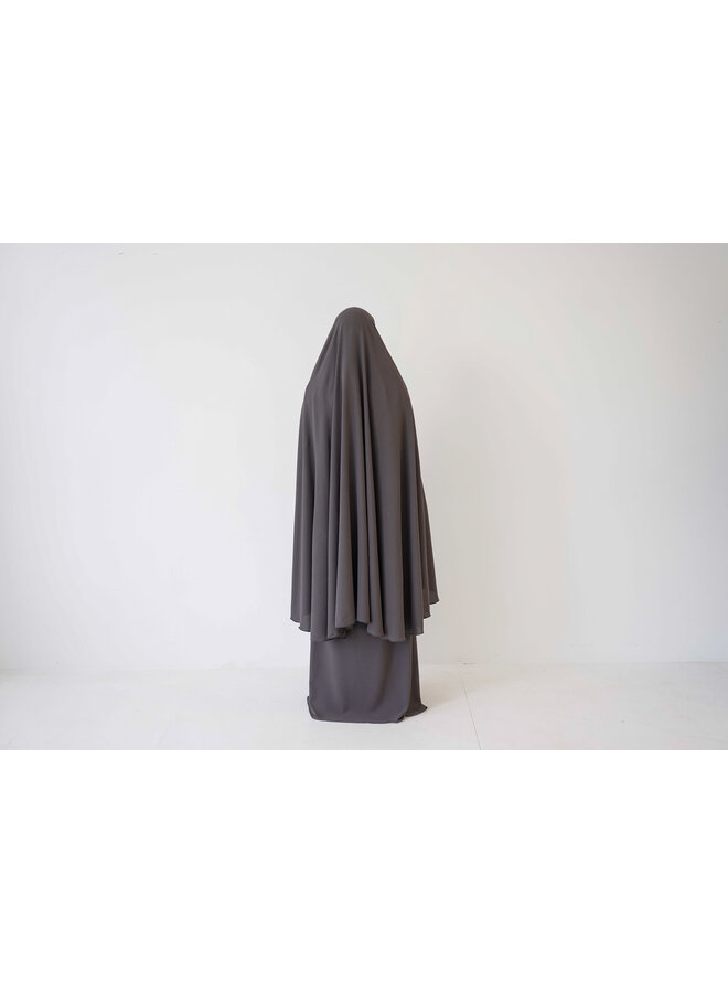 Lightweight Knie Khimaar - Dark Grey