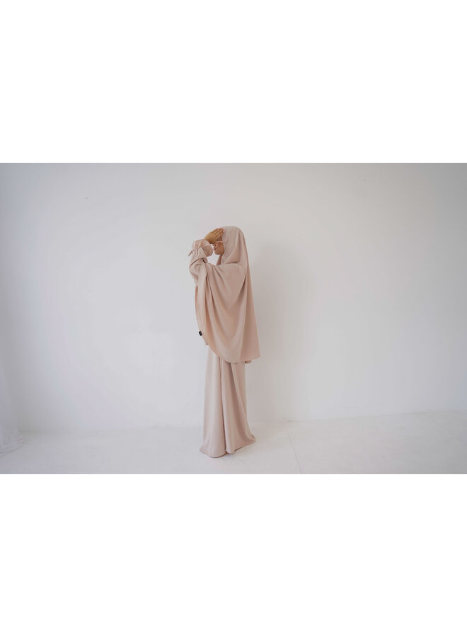 Abaya Assiyah (set) - Chai Latte