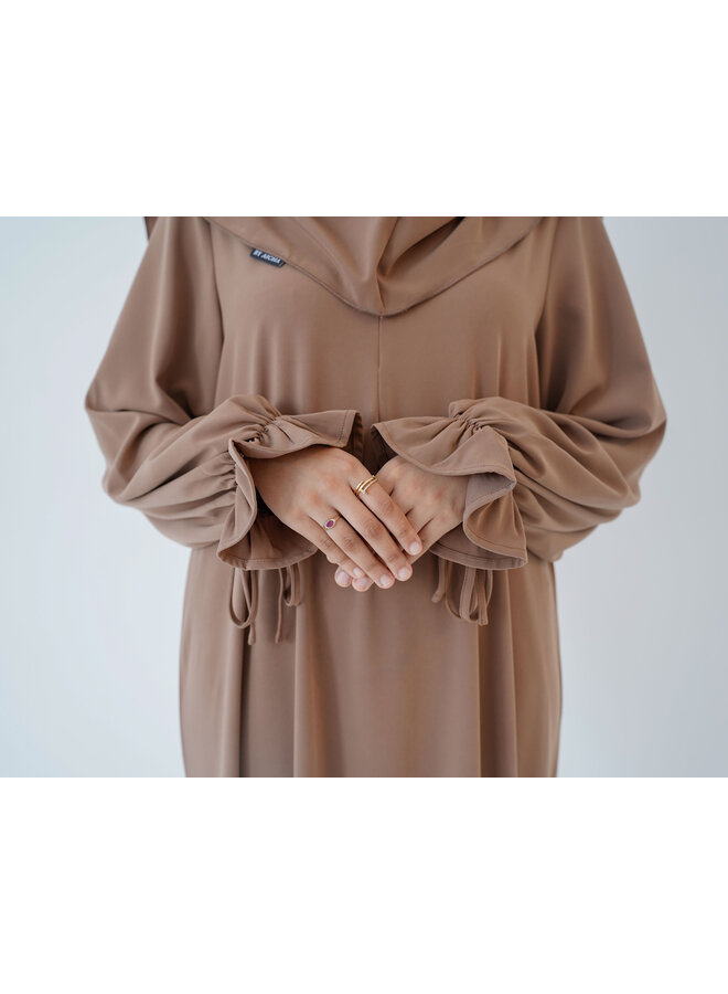 Abaya Assiyah (set) - Mocha