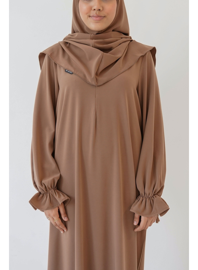 Abaya Assiyah (set) - Mocha