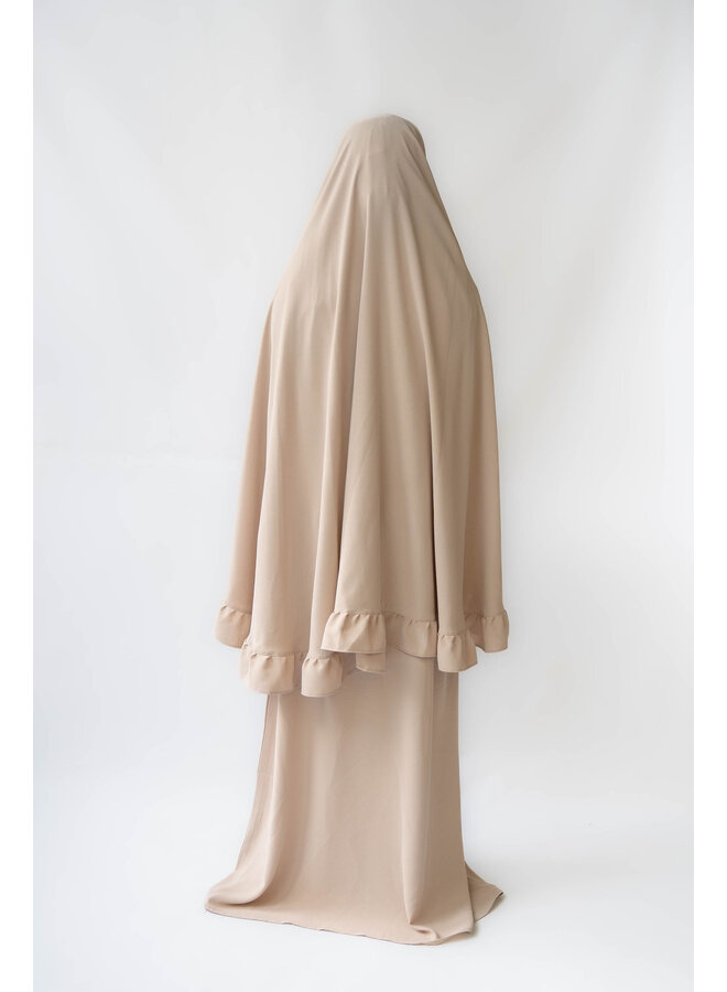 Khimaar Rouche - Beige