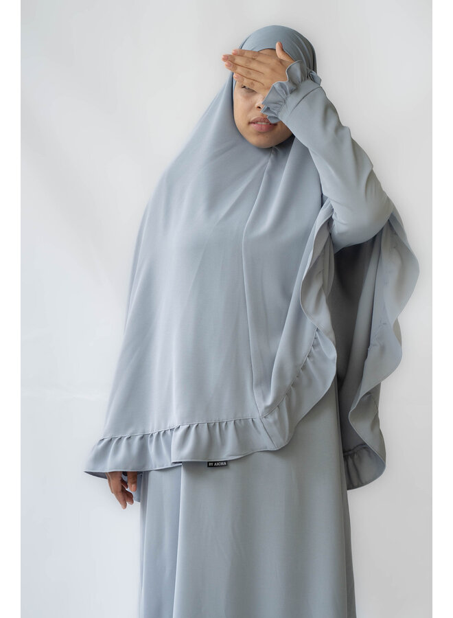 Khimaar Rouche - Grey Blue