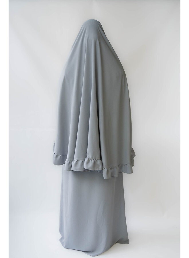 Khimaar Rouche - Grey Blue