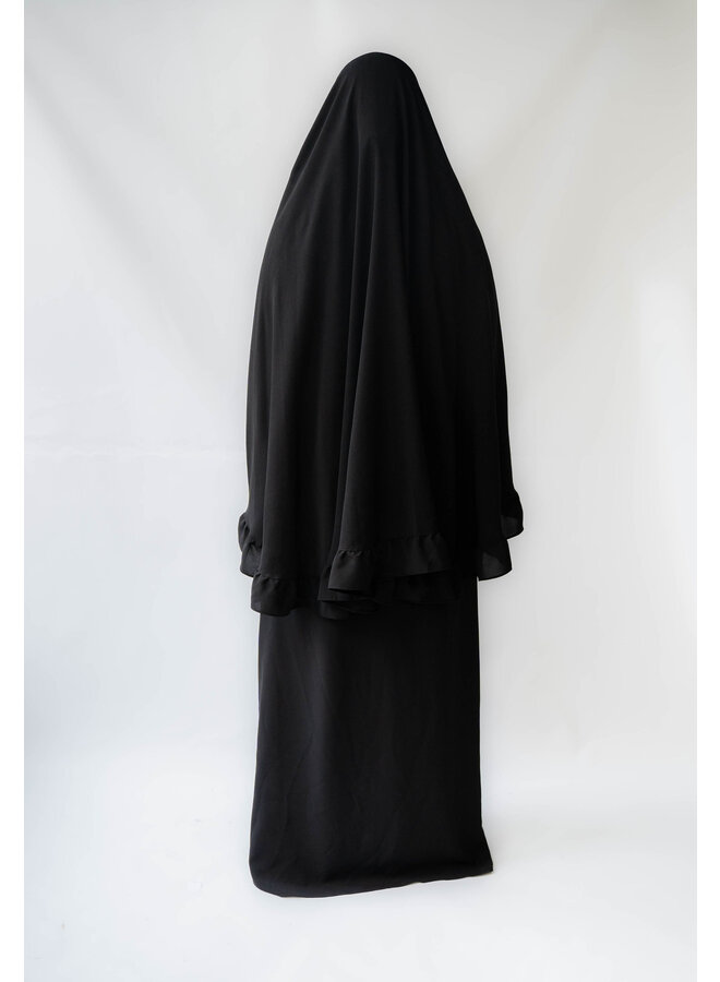 Khimaar Rouche -Black