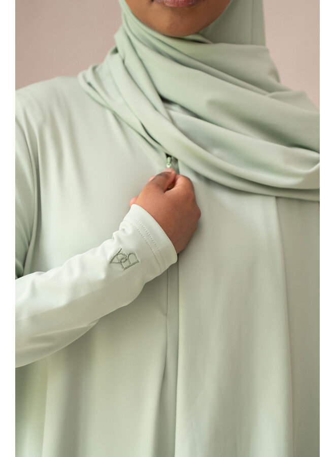 Burkini avec Khimaar - Matcha