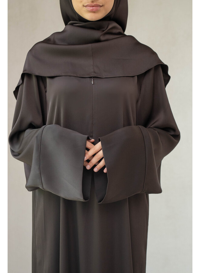 Oman Dress & Khimar (set) - Cacao