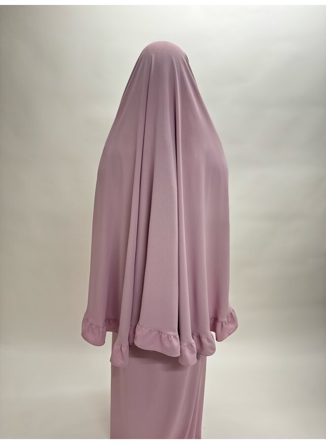 Abaya Rouche - Violet