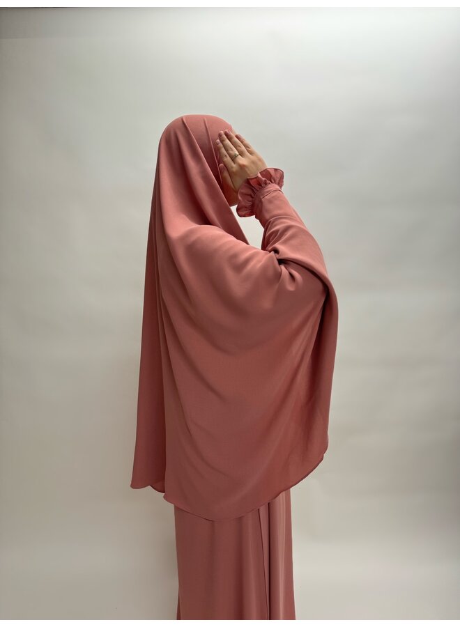 Lightweight Khimaar - Soft Red