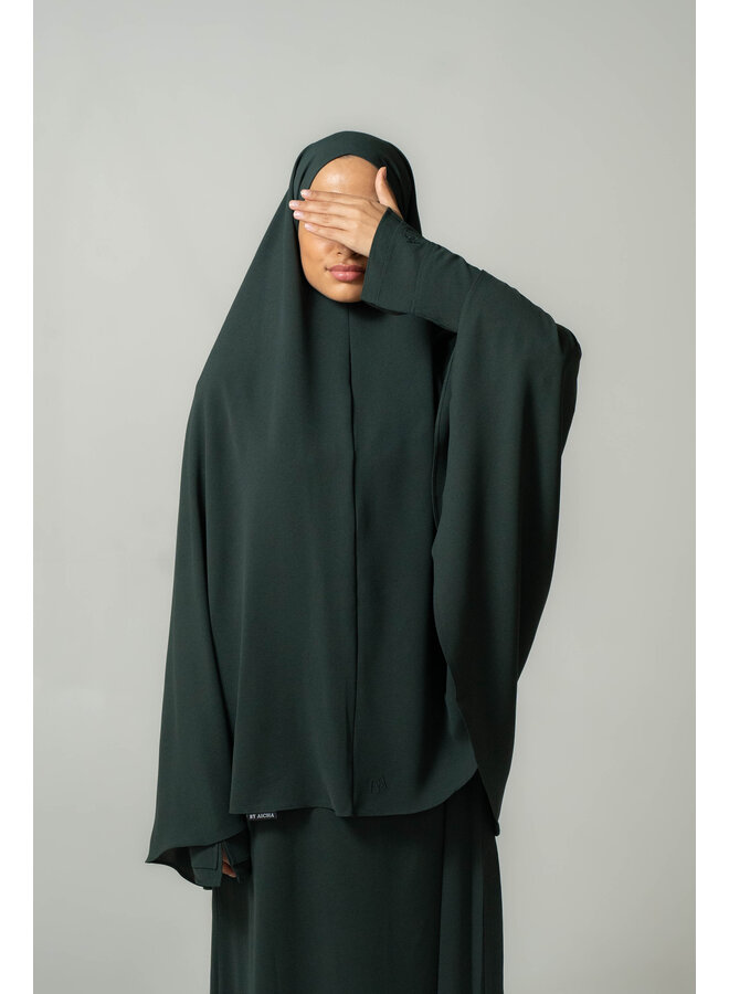 Lightweight Khimar - Dark Green