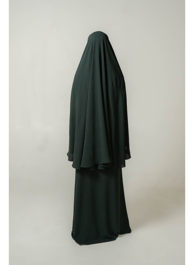 Lightweight Khimar - Dark Green