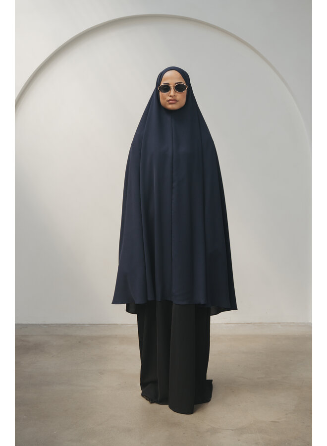 Lightweight Knee Khimar - Dark Navy