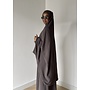 Lightweight Knee Khimar - Chocolate