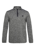 PROTEST  WILL 1/4 zip top-Dark Grey Melee