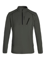 PROTEST  HUMANS 1/4 zip top-Huntergreen