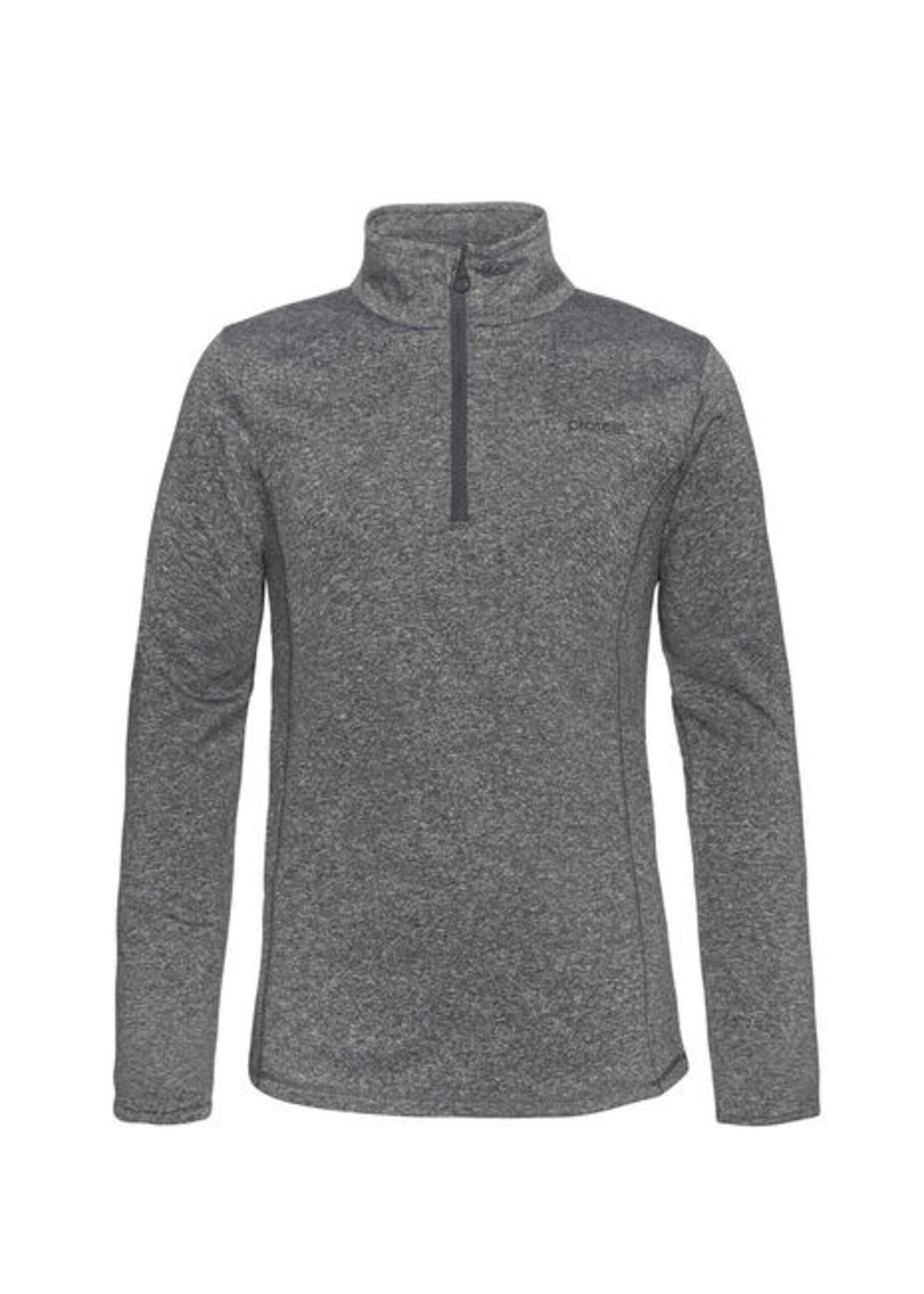 PROTEST  FABRIZOM JR 1/4 zip top-Dark Grey Melee