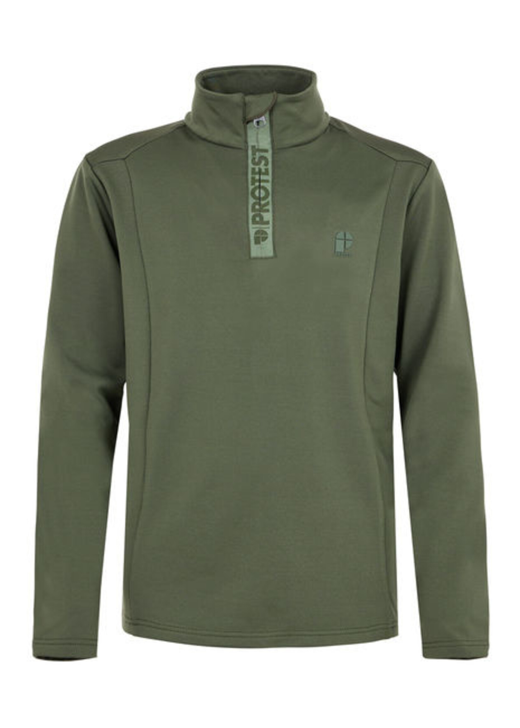 PROTEST  WILLOWY JR 1/4 zip top-Thyme