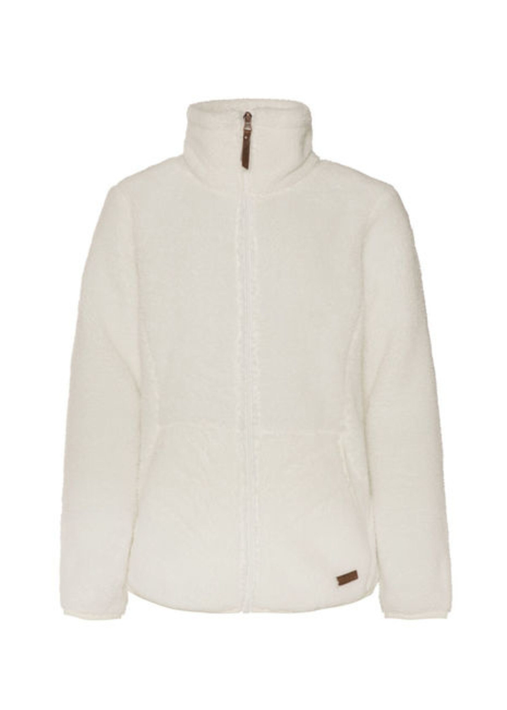 PROTEST  RIRI JR full zip top-Seashelloffwhite