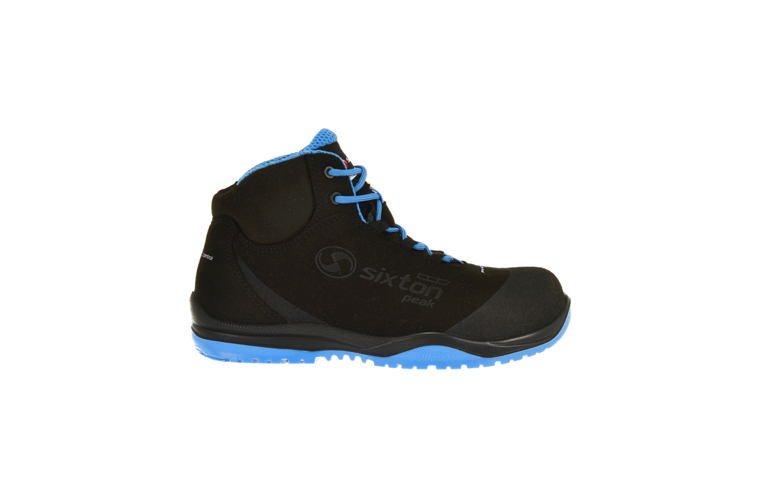 Sixton werkschoenen Cuban High Zwart / Blauw Air - ESD S3 SRC 91370-01