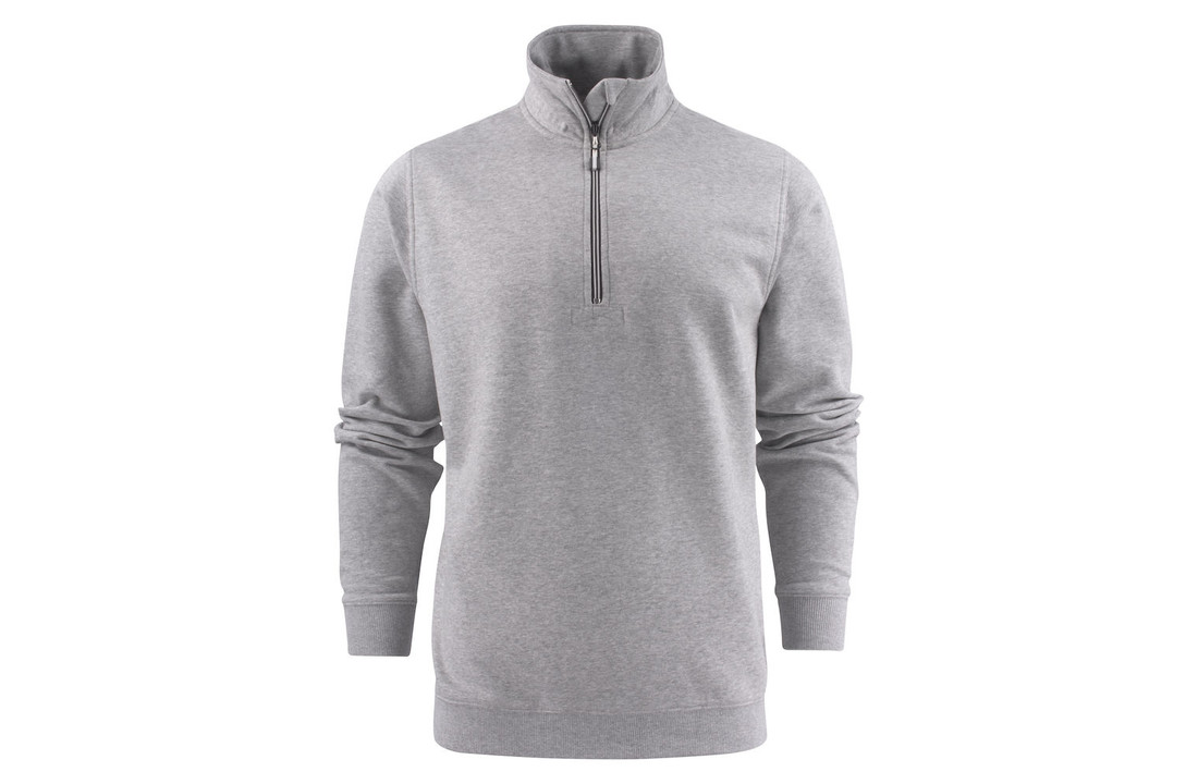 Printer Sweater Met Zipneck
