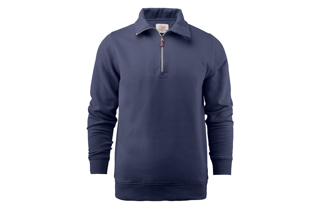 Printer Sweater Met Zipneck