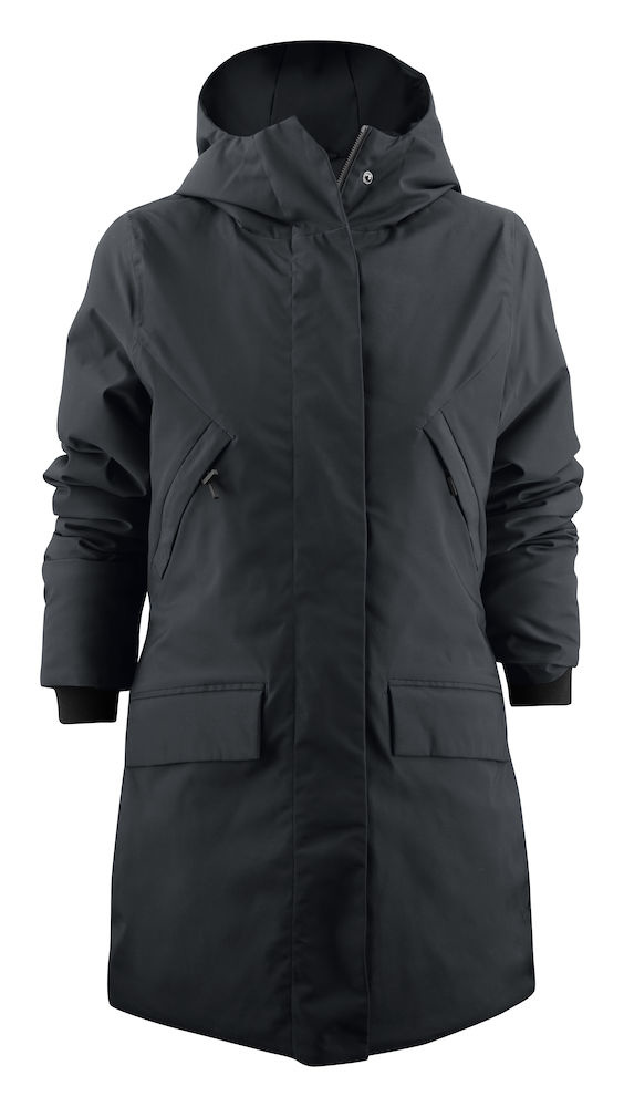 James Harvest Brinkley Winterjas Dames Zwart - Maat XXL