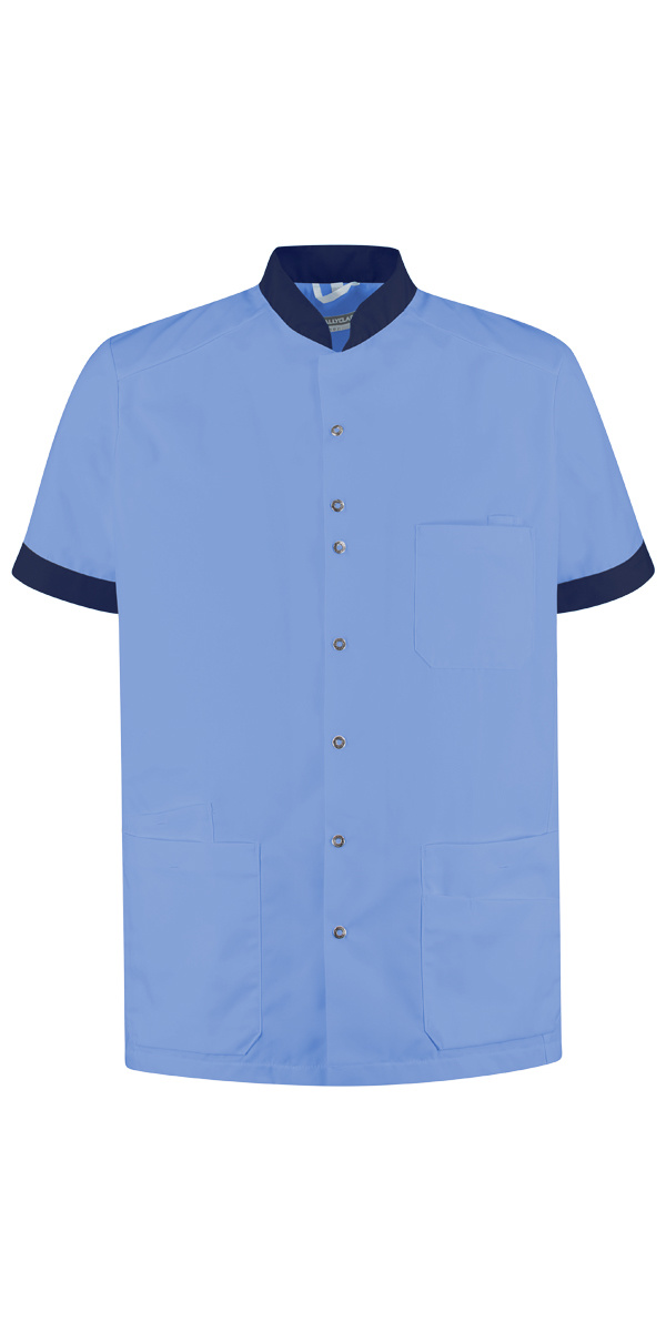 Haen / Ballyclare Heren Zorgjas Milo met tricot mouwinzet 74160