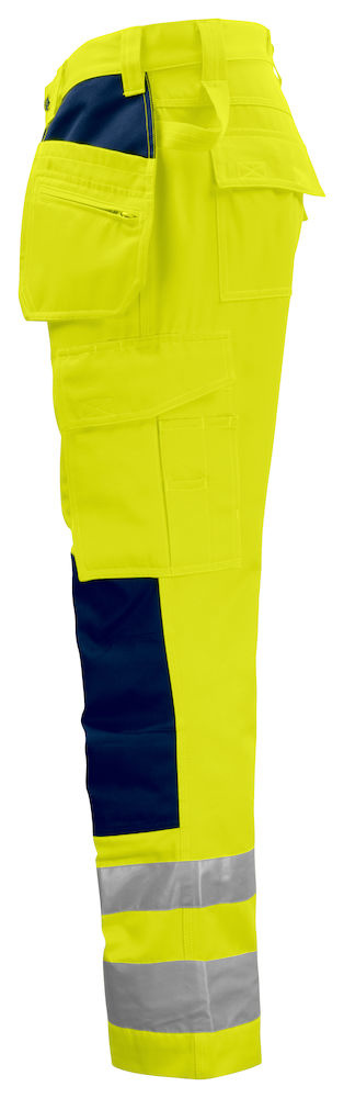 Projob Werkbroek High Visibility Geel / Marine - Maat 60