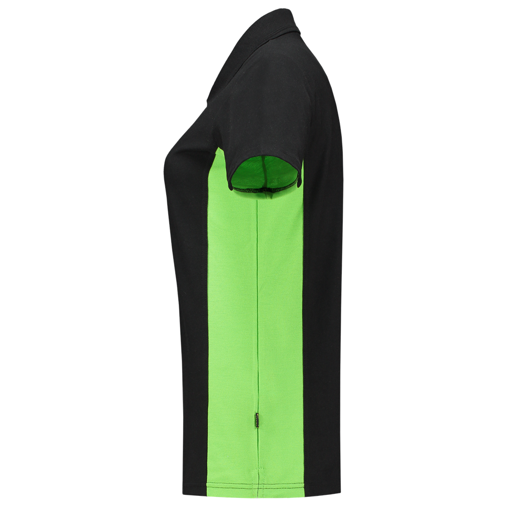 Tricorp Poloshirt Bicolor Dames Zwart / Lime - Maat S