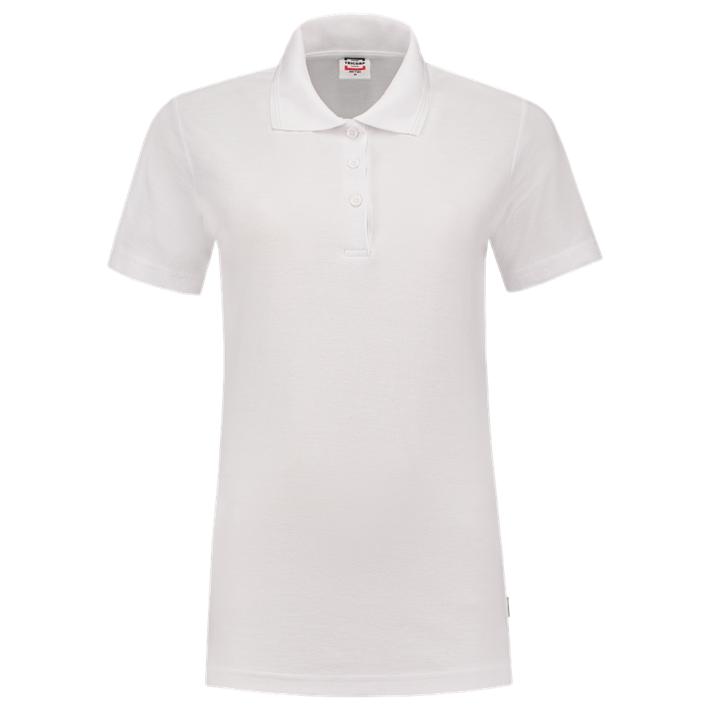 Tricorp Poloshirt Fitted Dames Wit - Maat M
