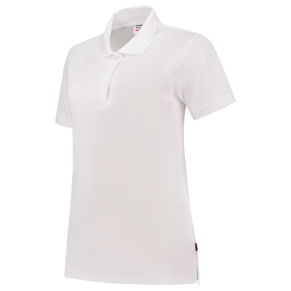 Tricorp Poloshirt Fitted Dames Wit - Maat M