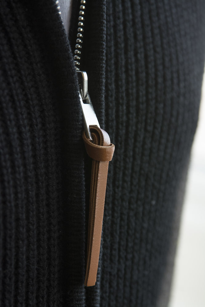 James Harvest Cardigan Brockway Zwart - Maat XL