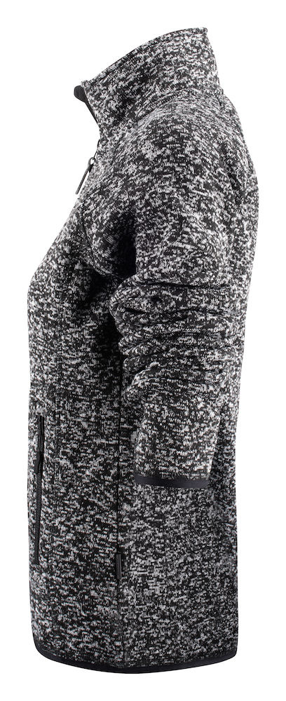 James Harvest Fleecevest Rich Hill Dames Antraciet Melange - Maat 3XL