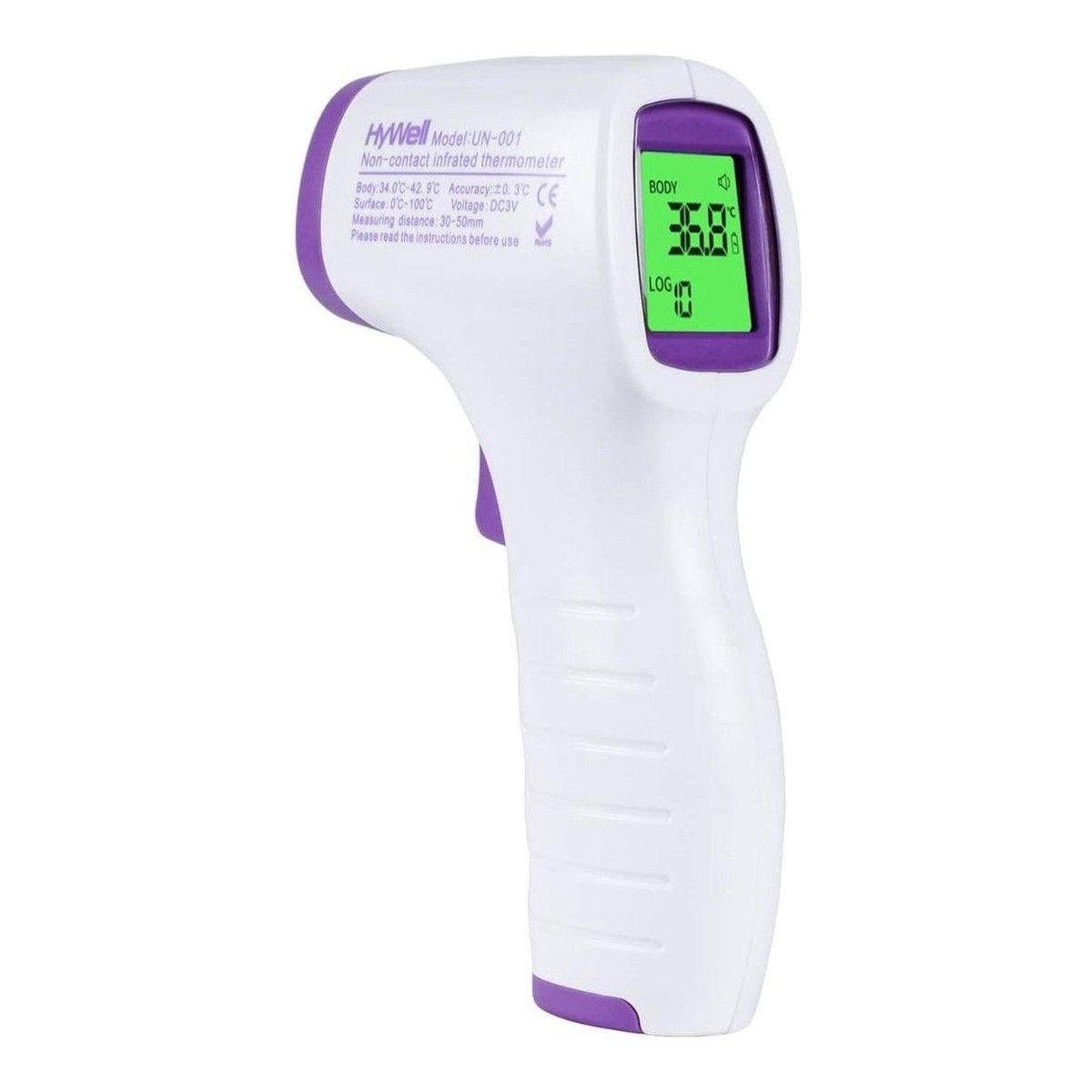 HyWell Voorhoofd Thermometer Contactloos - EM Workwear