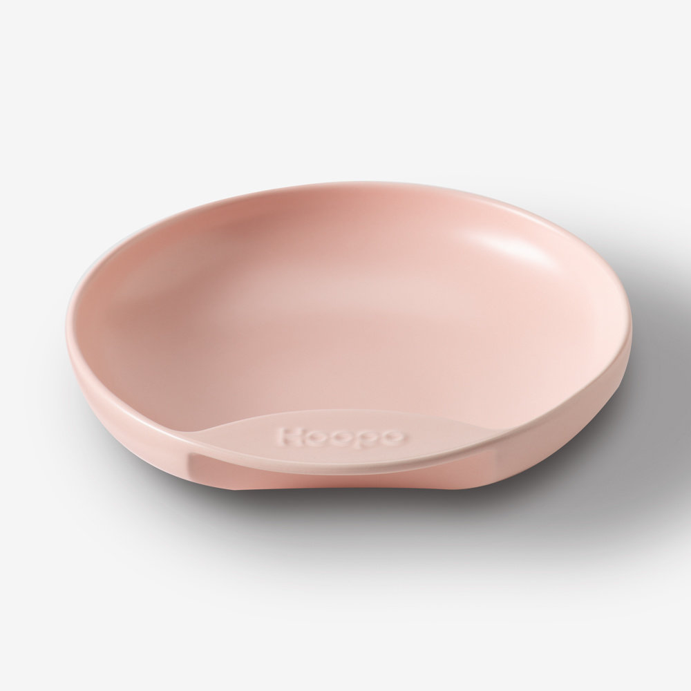 Plate Cat food bowl pink-1