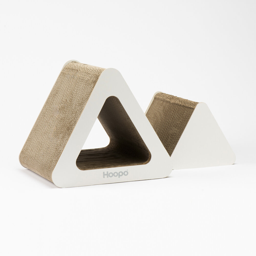 Triangle Mueble rascador Blanco-1