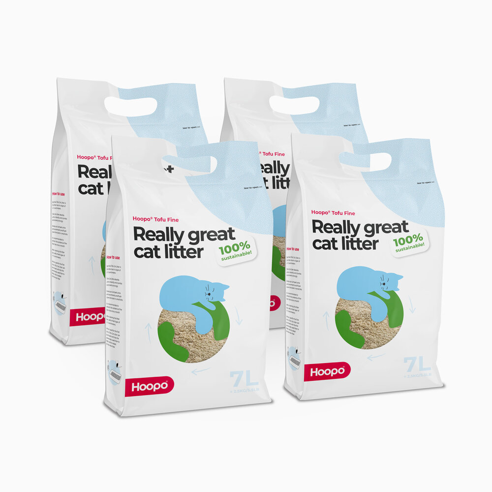 Tofu Fine Cat Litter 4x 7L-7