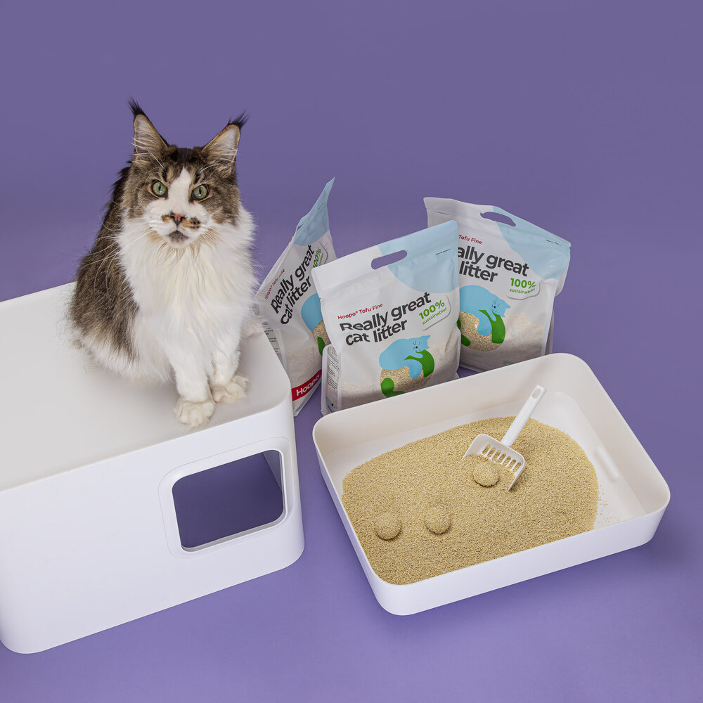 Tofu Fine Cat Litter 4x 7L-4