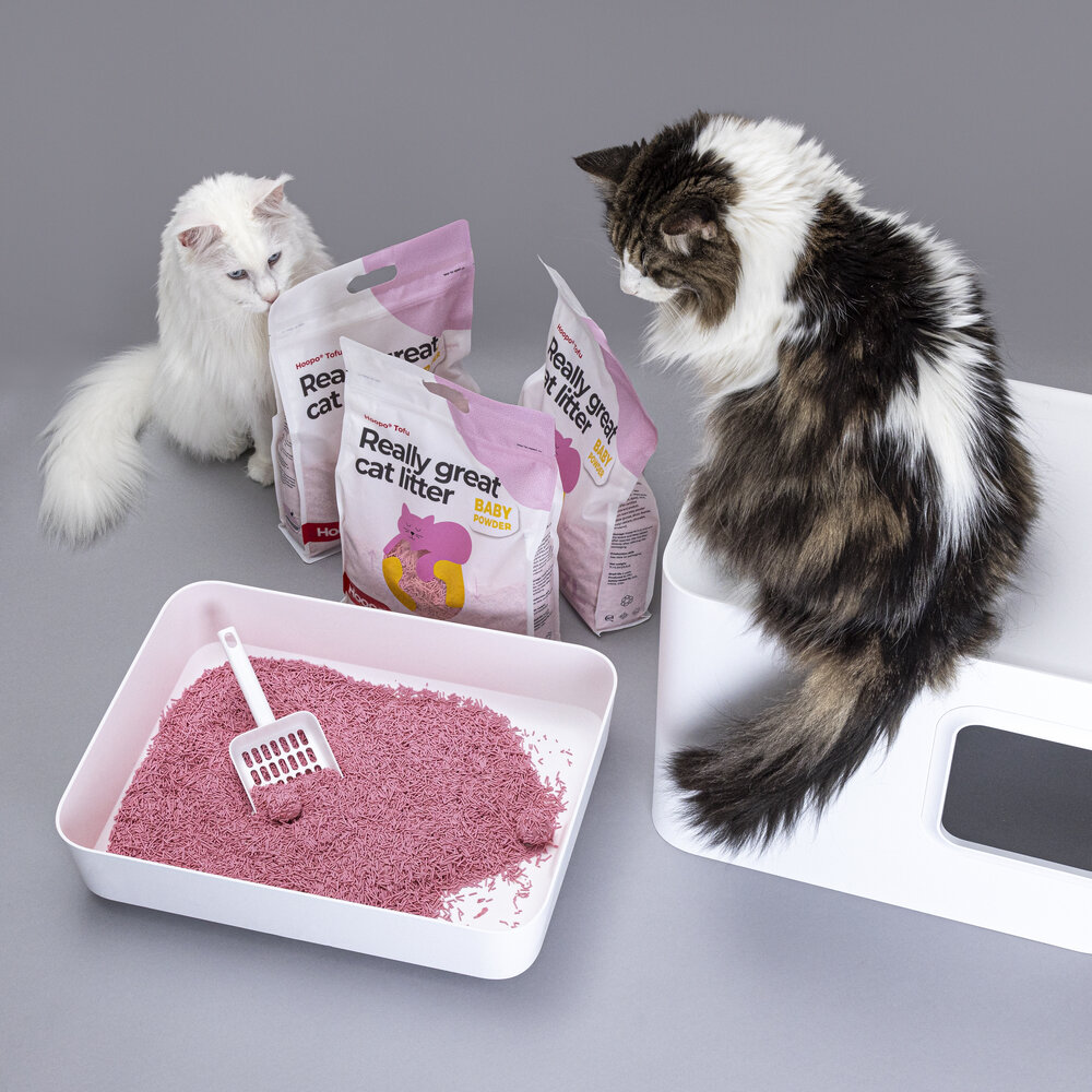 Tofu Baby powder Cat Litter 7L-4
