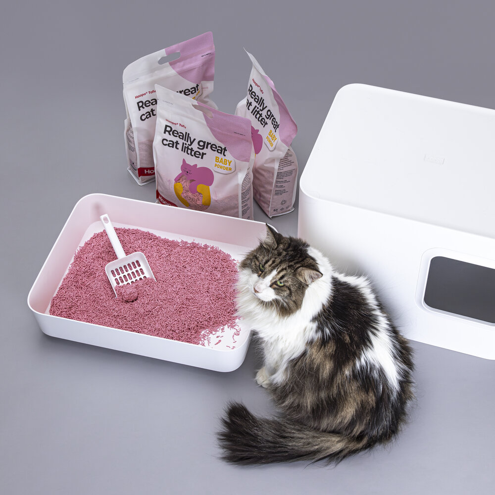 Tofu Baby powder Cat Litter 7L-2