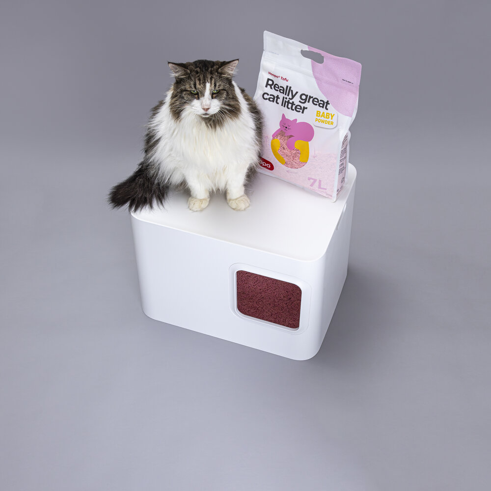 Tofu Baby powder Cat Litter 7L-5